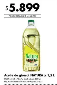 Natura - Aceite de girasol