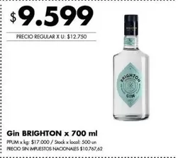 X$ - Gin