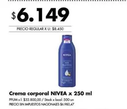 Nivea - Crema corporal