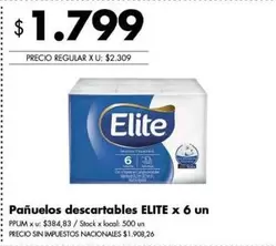 Elite - Pañuelos descartables