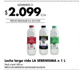 X$ - Leche larga vida