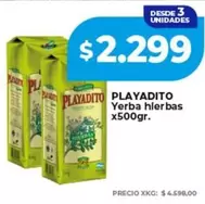 Playadito - Yerba hlerbas x500gr