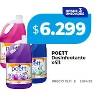 Poett - Desinfectante x4lt