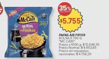 X$ - Papas Air Fryer + Finitas