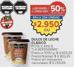La Serenísima - DULCE DE LECHE CLÁSICO