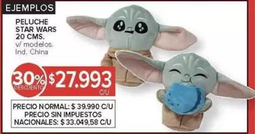 Star - PELUCHE STAR WARS 20 CMS.