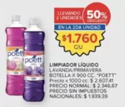 Poett - LIMPIADOR LÍQUIDO
