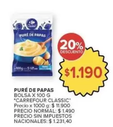 Carrefour - Pure de Papas