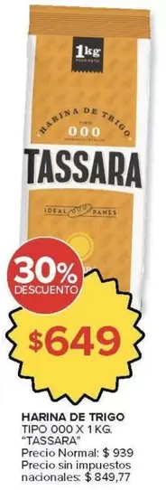 Ideal - HARINA DE TRIGO TIPO 000 X 1 KG