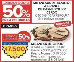 Carrefour - MILANESAS REBOZADAS A GRANEL DE CARNE/POLLO/CERDO