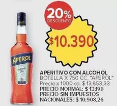 Aperol - APERITIVO CON ALCOHOL