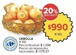 Carrefour - CEBOLLA