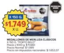 Porto Belo - MEDALLONES DE MERLUZA CLÁSICOS