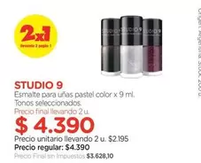 X$ - Esmalte para uñas pastel color