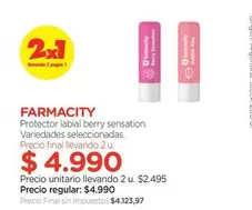 farmacity - Protector labial berry sensation