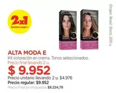 MM - Kit coloración en crema