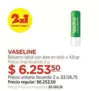 X$ - Bálsamo labial con aloe en stick