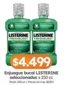 Listerine - Enjuague bucal FRESHBURST seleccionados