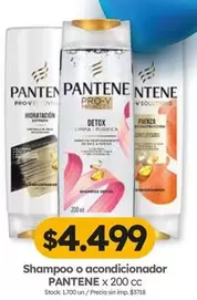 Pantene - Shampoo o acondicionador