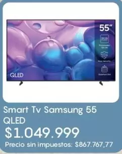 Samsung - Smart TV 55 QLED