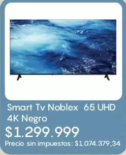 Noblex - Smart TV 65 UHD 4K