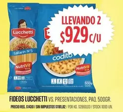 Lucchetti - Fideos
