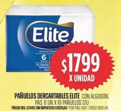 Elite - PAÑUELOS DERCARTABLES