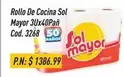 Sol - Rollo De Cocina Mayor 3Ux40Pañ Cod. 3268