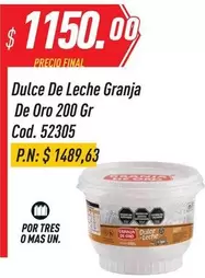 Mas - Dulce De Leche Granja