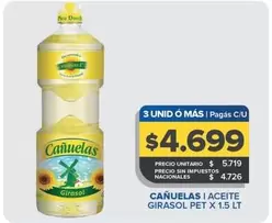 cañuelas - ACEITE GIRASOL PET