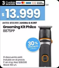 Philco - Grooming Kit 8875PP