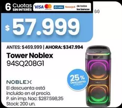Noblex - Tower 94SQ208G1