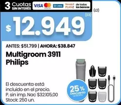Philips - Multigroom 3911