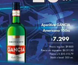 Gancia - Aperitivo Americano