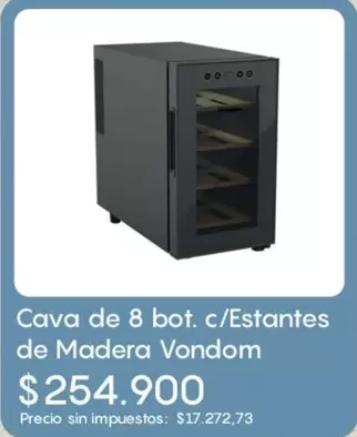 Vondom - Cava de 8 bot. c/Estantes de Madera