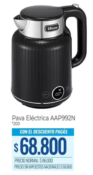 Liliana - Pava Eléctrica AAP992N