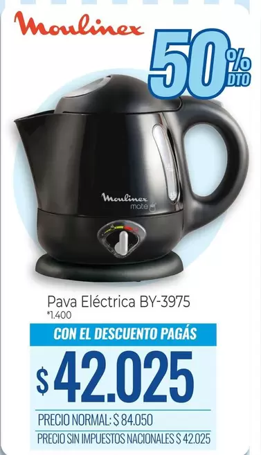 Moulinex - Pava Eléctrica BY-3975