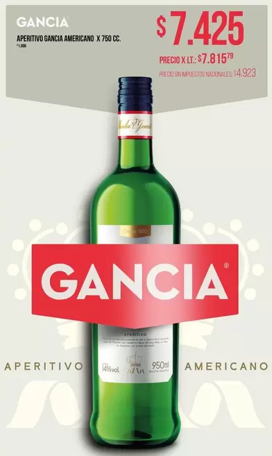 Gancia - APERITIVO AMERICANO
