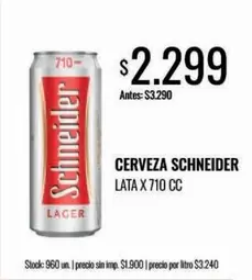 Schneider - CERVEZA LAGER