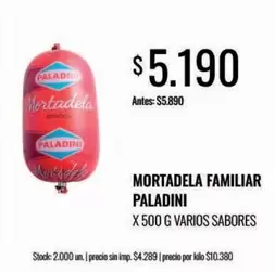 Paladini - MORTADELA FAMILIAR
