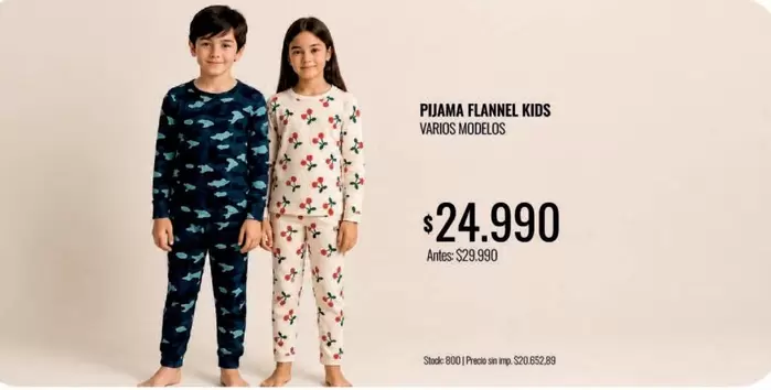 PIJAMA FLANNEL KIDS