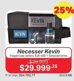 Kevin - Necesser fragancias selecc Edt x60 + Desodorante