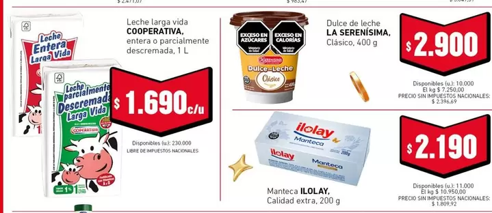 vida - Leche larga