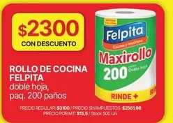 Felpita - ROLLO DE COCINA