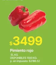 Rojo - Pimiento rojo