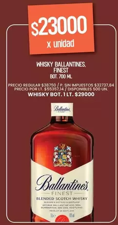 X$ - WHISKY FINEST BOT. 700 ML