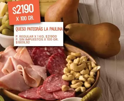 La paulina - QUESO PATEGRÁS LA PAULINA