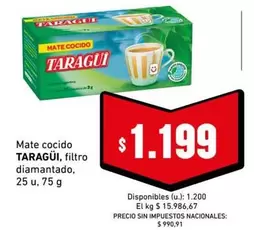 Taraguí - Mate cocido