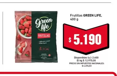 Green Life - Frutillas