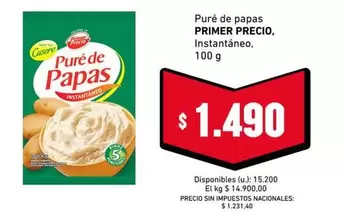 Primer Precio - Puré de papas